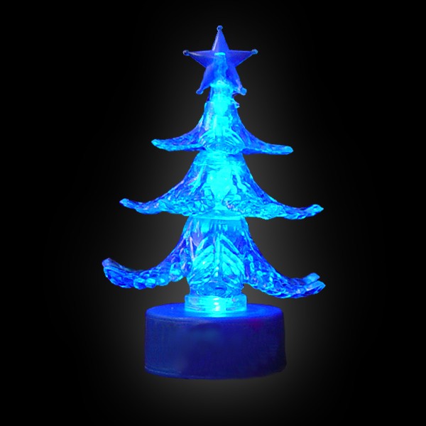LED Mini-Tannenbaum "Acryl Blau"