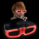 LED Laser Brille "Rot"