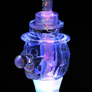 LED Glasfaserlampe Regenbogen "Wasser- Clown"
