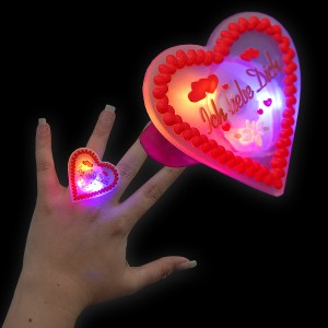 LED Lebkuchen Ring "Ich Liebe Dich"