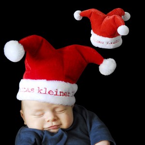 Kinder Weihnachtsmütze Baby "Santas Kleiner Liebling"