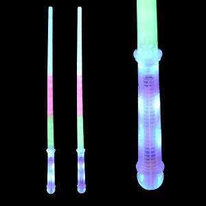 LED Neonschwert "Kristall Tricolor"