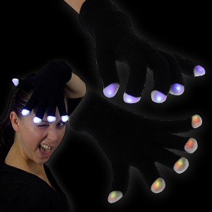 LED Handschuh "Pantomime Fingers"