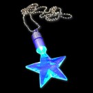LED Powerlight Necklace "Star Blue"