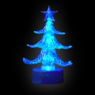 LED Miniature Acrylic Xmas Tree "Blue 9 cm"