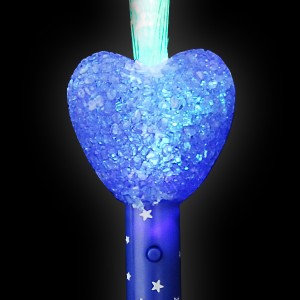 LED Magic Stick Rainbow "Heart"