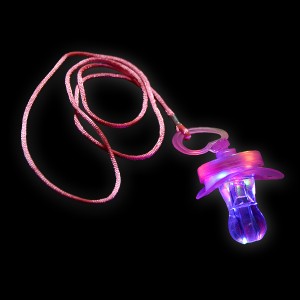 LED Blinking Pacifier "Pink"
