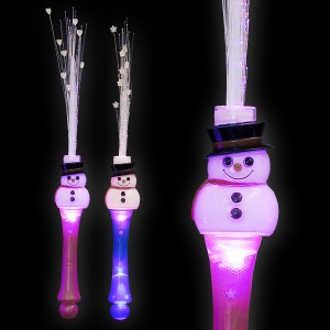 LED Milky Magic Stick Bonbon "Snowman"