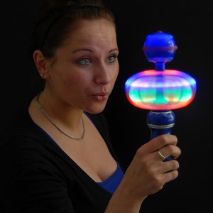 LED Omega Spinner "Spaceball"