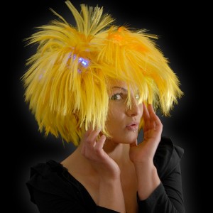 LED Wig Strubby Head "Yellow"