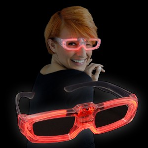 LED Laser Glasses "Red"