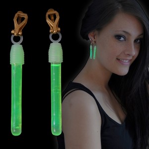 Miracle Of The Light / Clip On Earrings "Green"
