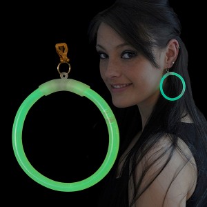 Miracle Of The Light / Maxi Earrings "Green"
