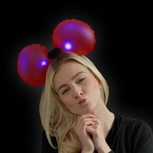 LED AERO Headgear "Mouse Ears Inflatable"