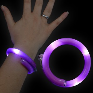 LED Wrapped Bracelet "Violet"