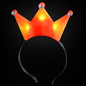 LED Headgear Crown "Red"