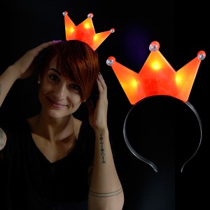 LED Headgear Crown "Red"
