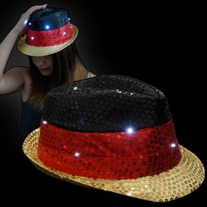 LED Sequin Hat "Germany"