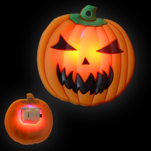 LED Jelly Button "Pumpkin"